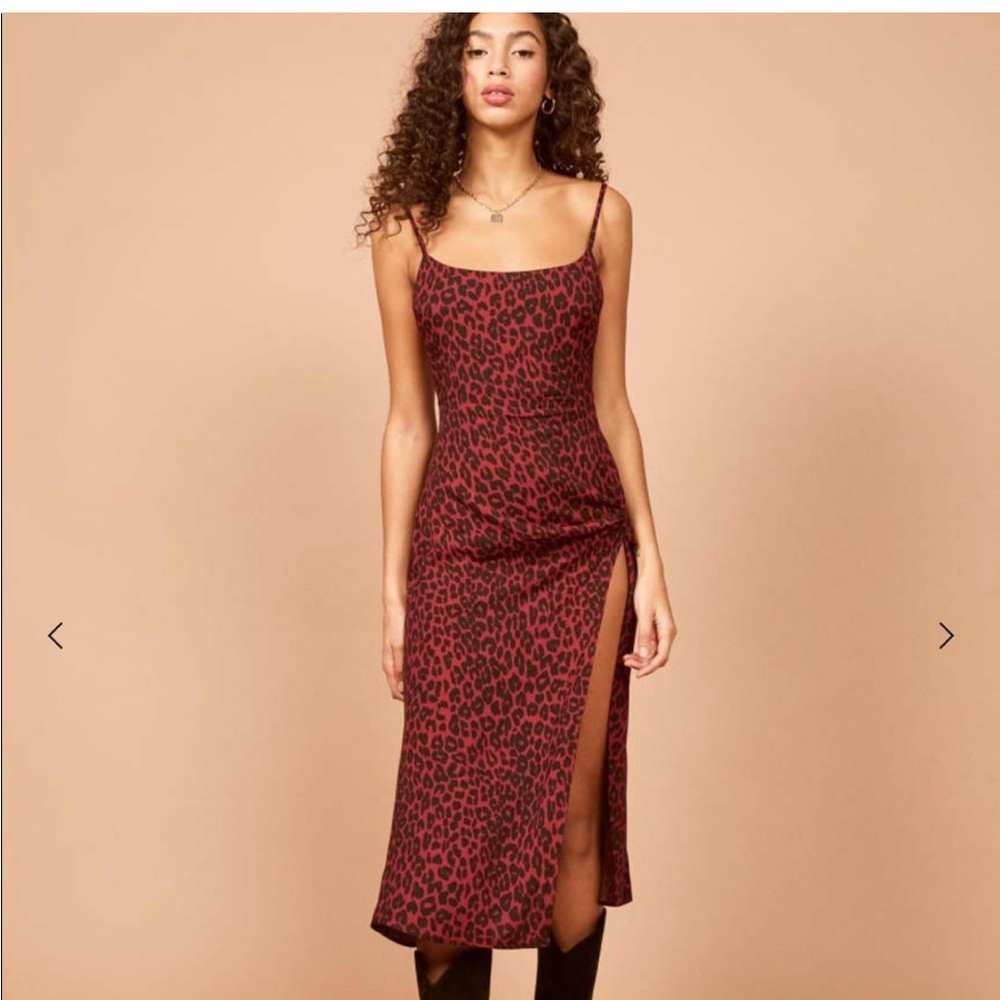 REFORMATION Desert Dress in Wildcat